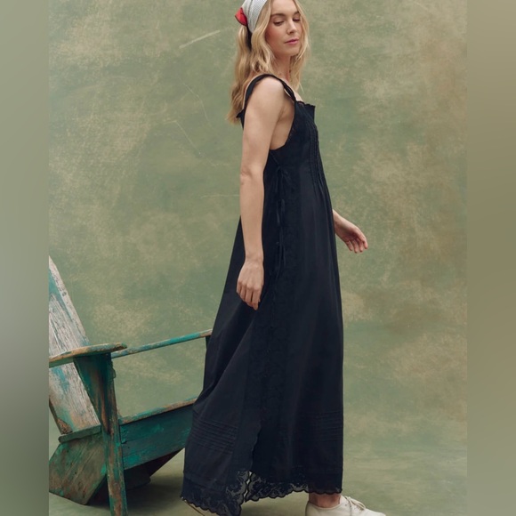 The GREAT. The Attic Lace Dress in Black • NWT - Picture 4 of 11